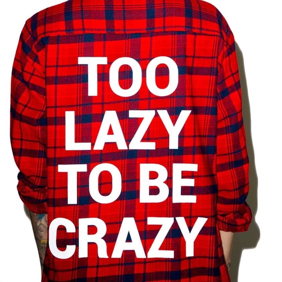 Jac Vanek Flannel ♥️💙 - Picture 1 of 8